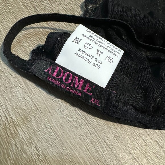 Adome 2 Piece Lingerie Set - Black - Picture 6 of 6